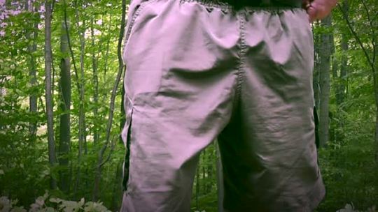 cockkink518:  Another outdoor mini-movie from last summer :-)  Nothing sexier than dressing up outside&hellip;
