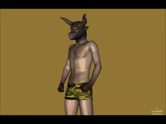 omgsuperwaffle:  Minotaur II Also known as the smaller, shrimpier, and shyer younger brother of the previous minotaur (Mino I), though not for much longer. The previous minotaur (Mino I) wasn’t technically a minotaur since he was covered in fur, so