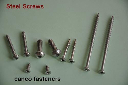 Wood screws and fasteners