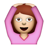 Glynnis - Misunderstood Emoji: Girl with hands on head 🙆