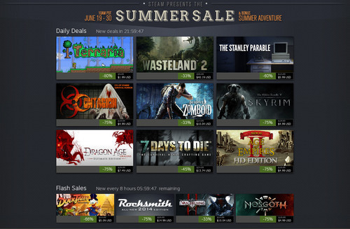 Day 2 of the Steam Summer Sale - the Deals