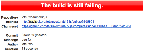 The build is still failing.