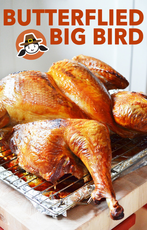 Butterflied Big Bird (Thanksgiving Turkey!) by Michelle Tam http://nomnompaleo.com
