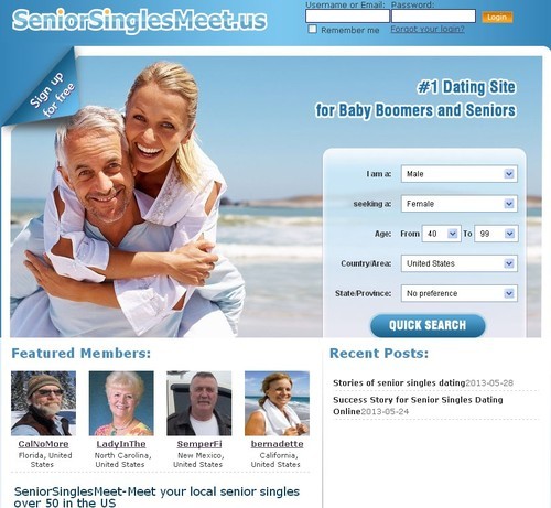 Senior people meet dating sites