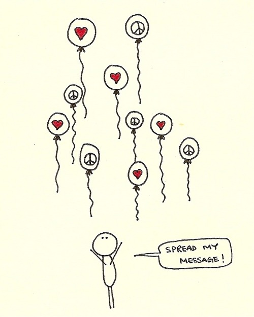 Love and Peace Balloons -Hunson N. 