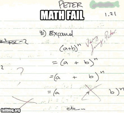 Math Fail 