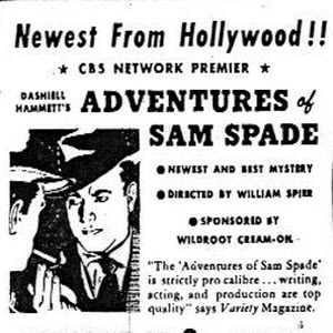 Image result for radio series the adventures of sam spade