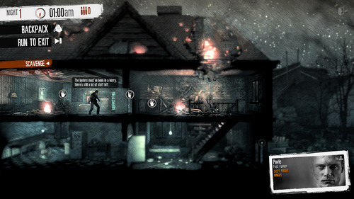 This War of Mine memorable gameplay screenshot 1