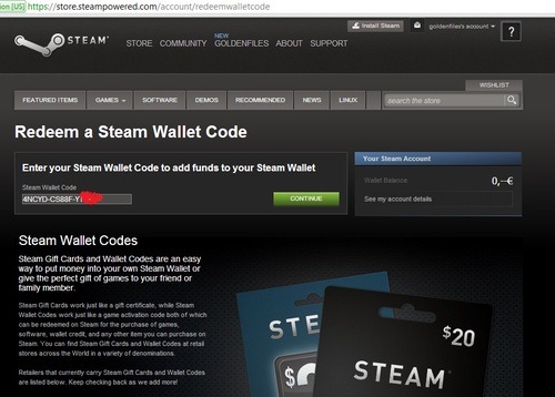 buy steam wallet code using bitcoin