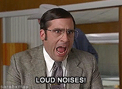 Image result for anchorman loud noises