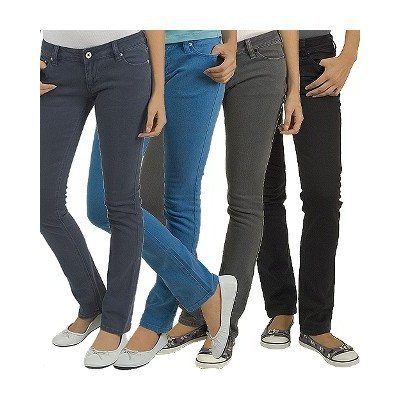 Skinny jeans flats