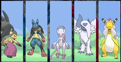 Mega evolution pokemon x and starters
