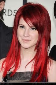 Hair color ideas with red and black