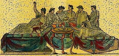 Ancient roman slave market