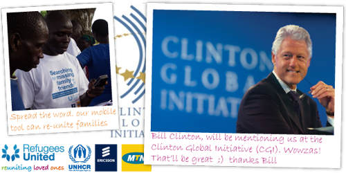 We spread the word at the Clinton Global Initiative