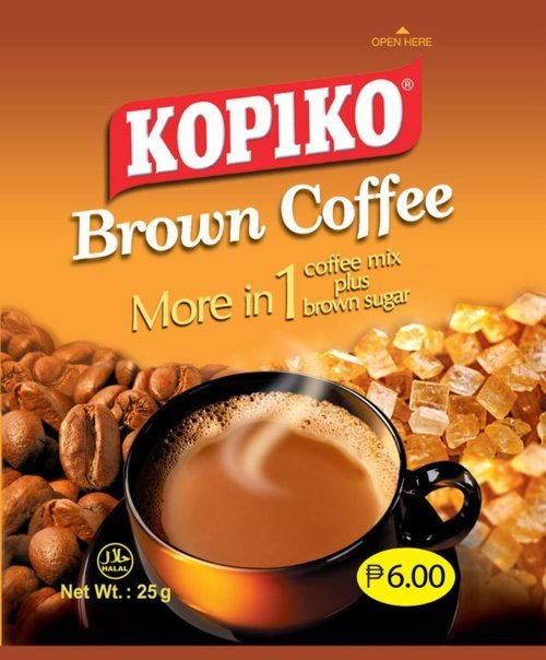 Taste of coffee brown