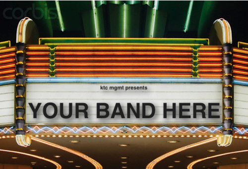 your band here
