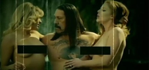 Lindsay lohan machete topless