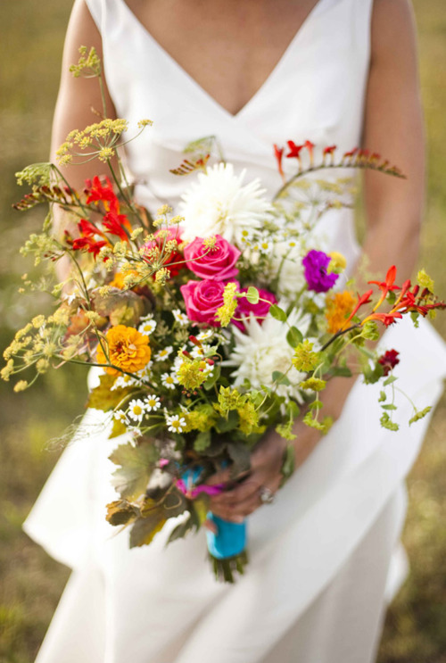 bouquet de mariée champêtre
