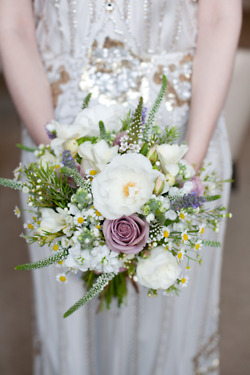 bouquet de mariée champêtre