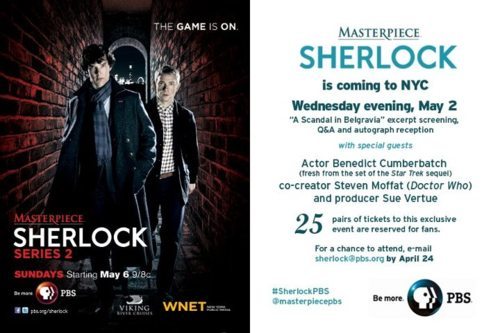 Sherlock Series 2 PBS: завтра трансляция