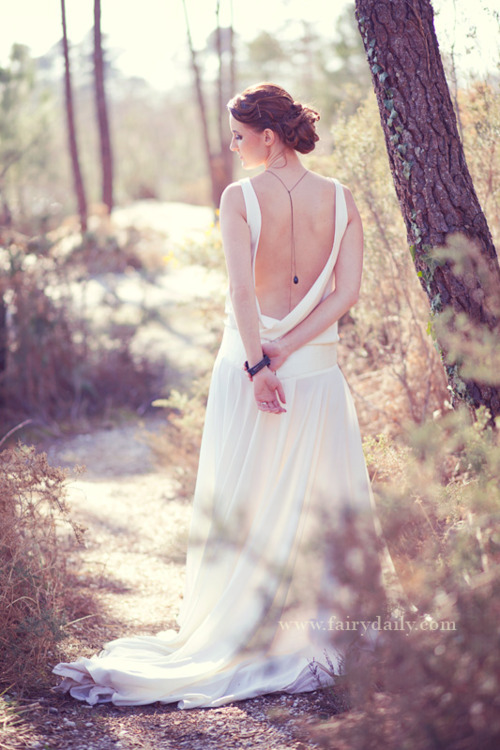robe de mariée décolleté dos