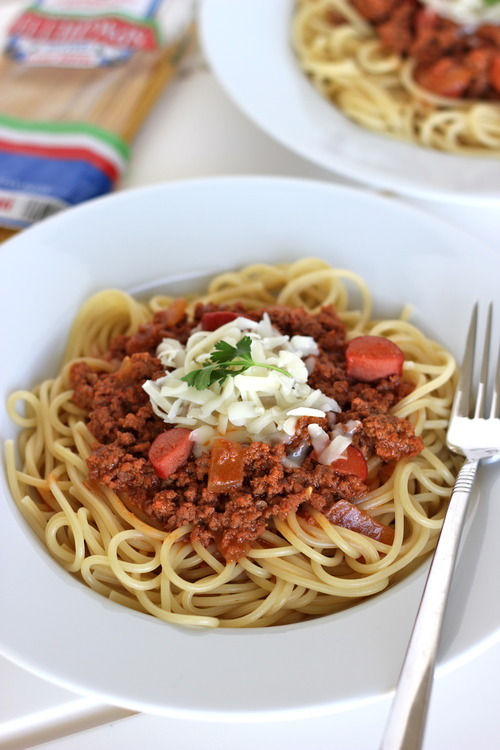 Pinoy Spaghetti - Damn Delicious