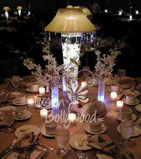 décoration mariage centre de table mariage lumineux