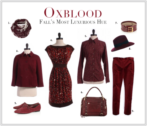 OxBlood Red: The Hottest Color of 2015 - Miss Naja
