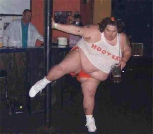 Fat Lady On Stripper Pole 79