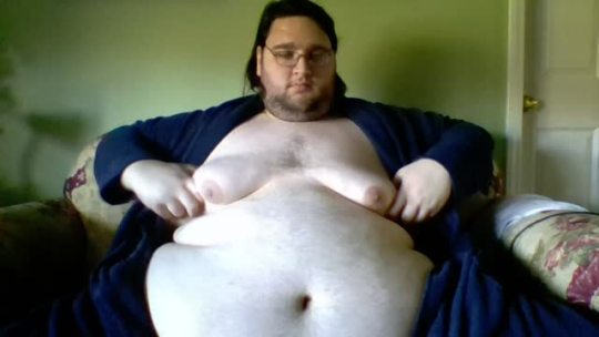 Porn photo Moobs and a cascade of belly.