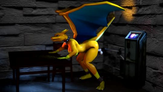 pokemonhentailovers:  The video for @serperiorxxx request for Anthro Charizard! :) The creator is @evilbanana007 and you should definitely check out all his animations! :) 
